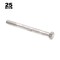 Prime-Line Grade A307, 1/2"-13 Hex Head Cap Screw, Galvanized Steel, 6 in L, 25 PK 9060913 - alternate 2